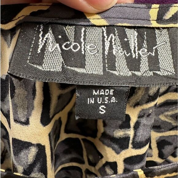 Nicole Miller leopard 2piece crop top & skirt set - Picture 5 of 6